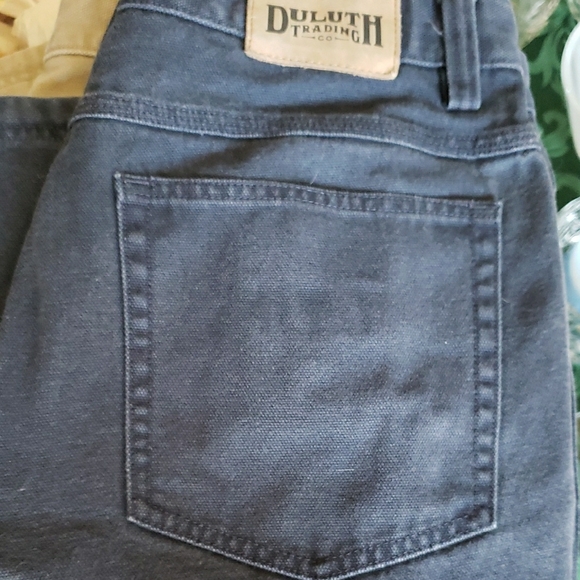 Duluth Trading Co Men's Blue Jeans 34x30 - Picture 1 of 5